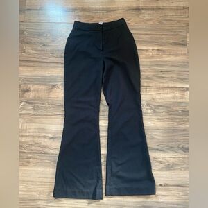 Black Dress Pants Small (US 2) – High Waisted Flare Work Pants